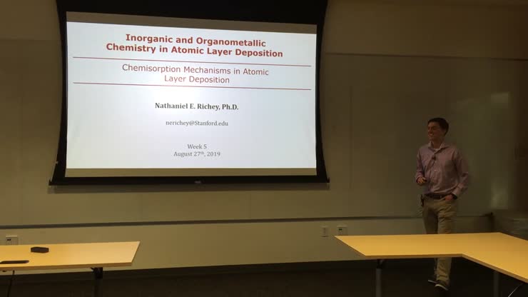 Nathan Richey: Chemisorption Mechanisms in Atomic Layer Deposition ...