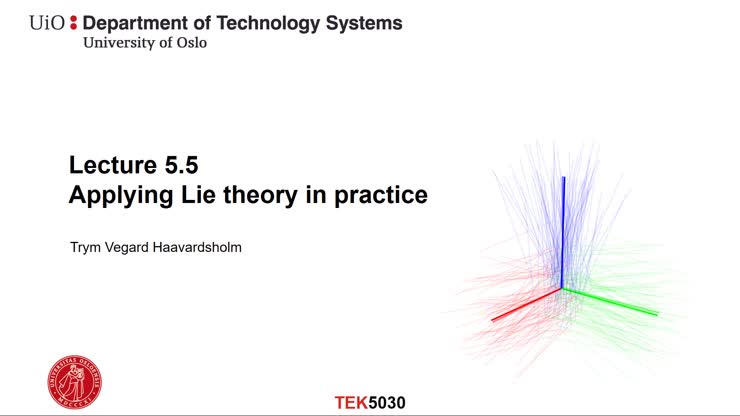 8.5: Applying Lie theory in practice