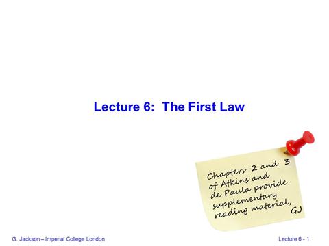 Lecture 6 - 03 November 2015