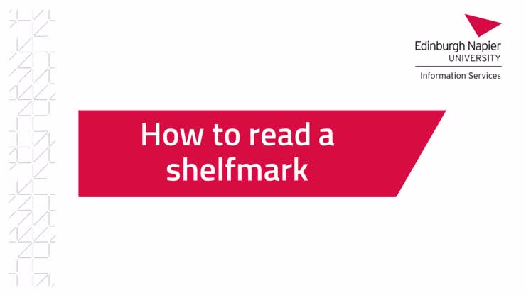 How to read a shelfmark