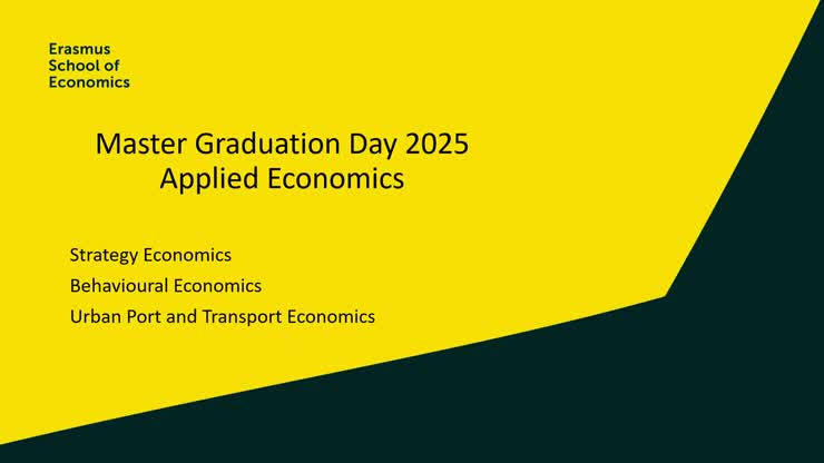 Applied Economics - Master Graduation Day ESE