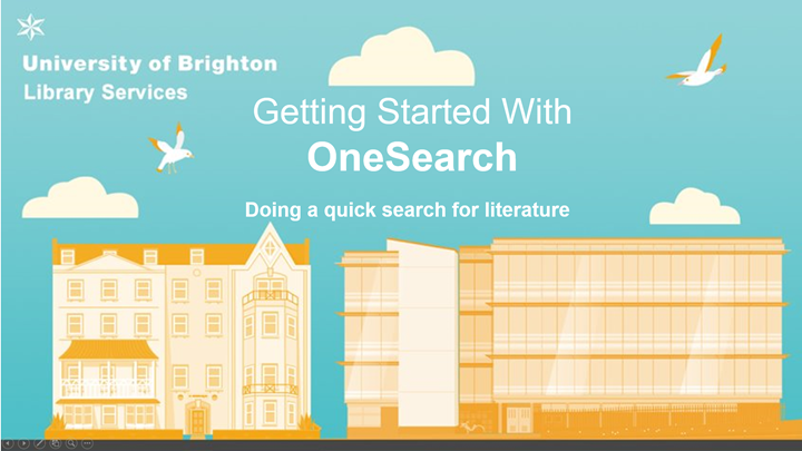 Getting Started With OneSearch