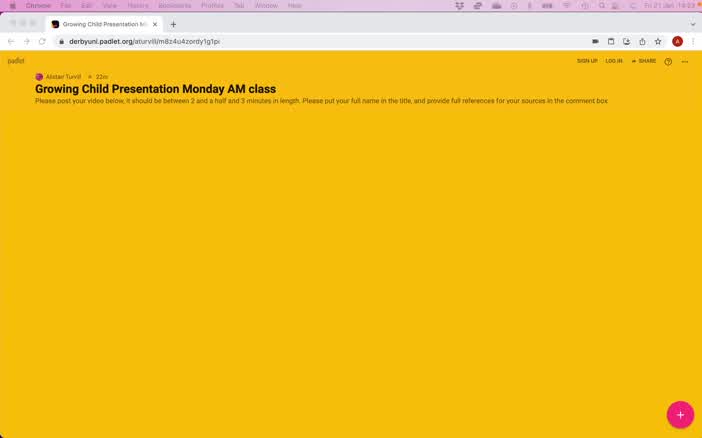 How to record video on padlet