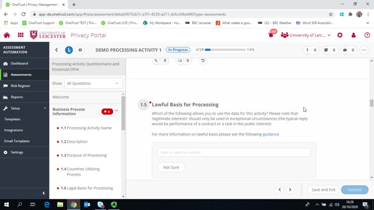 ROPA Assessment Overview