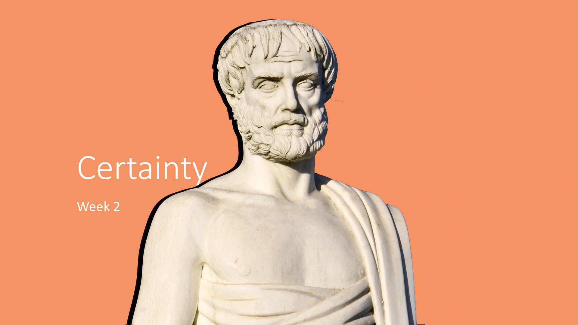 Certainties lecture
