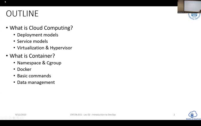 Lec 03 - Intro to cloud and container
