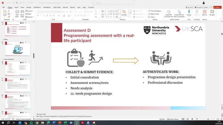 Assessment D - Programming with a real life participant