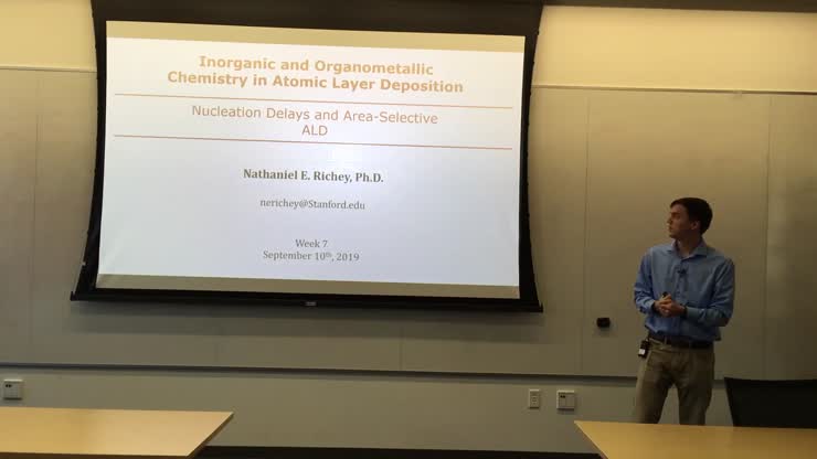 Nathan Richey: Nucleation Delays and Area-Selective ALD (