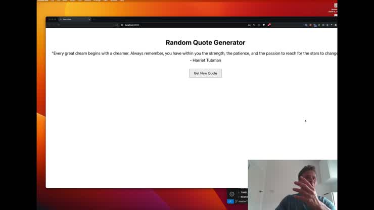 Building a Random Quote Generator in React