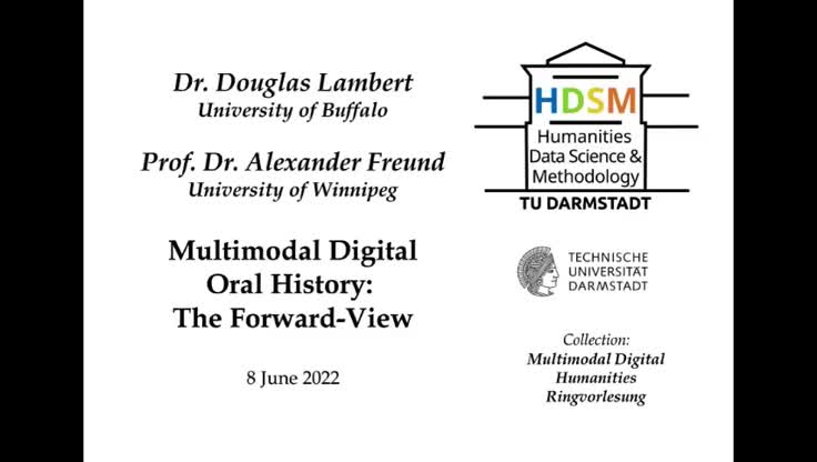 MDOH: The Forward-View with Douglas Lambert and Alexander Freund Prof ...