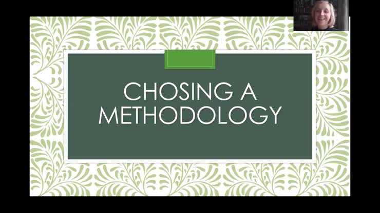 Choosing a methodology