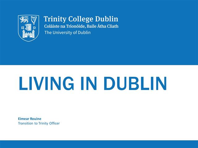 Living And Dating In Dublin