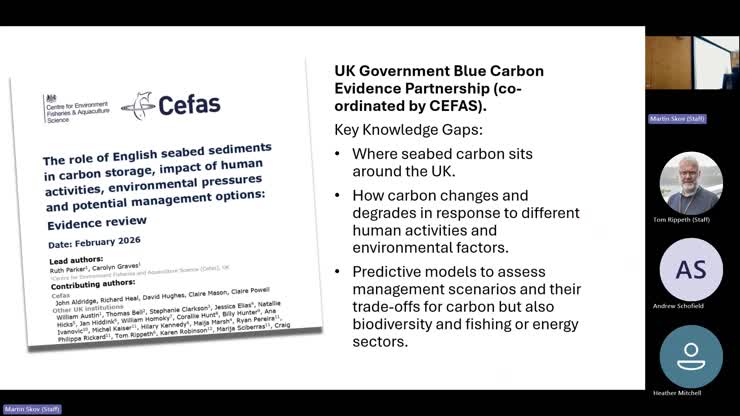 Tom Rippeth - UK Government Blue Carbon Evidence Partnership ...