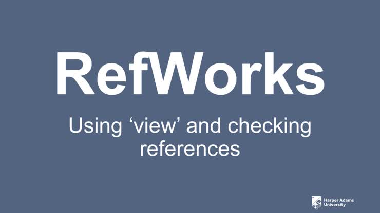 Using 'view' and checking references (New)