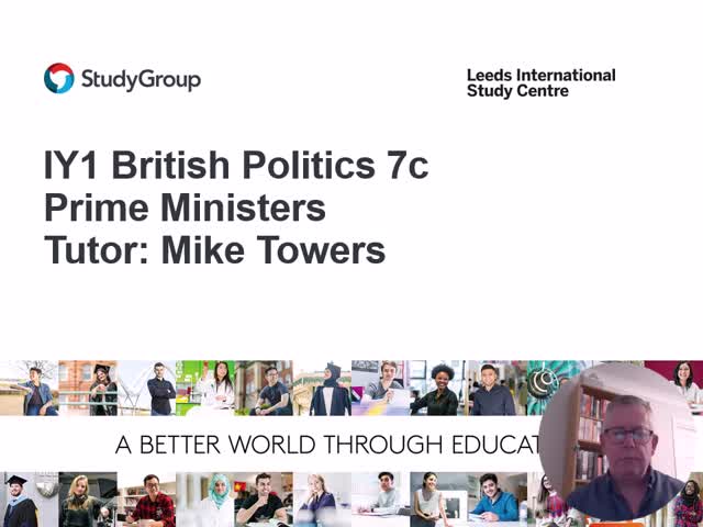 Lecture 7c - Prime Ministers NEW