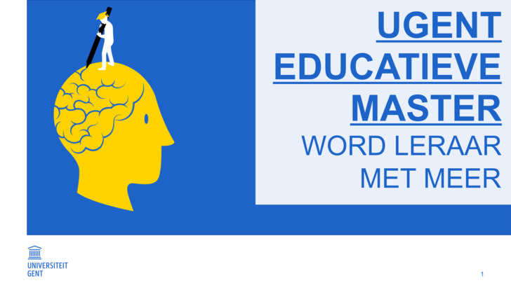 Welke educatieve master kan ik volgen