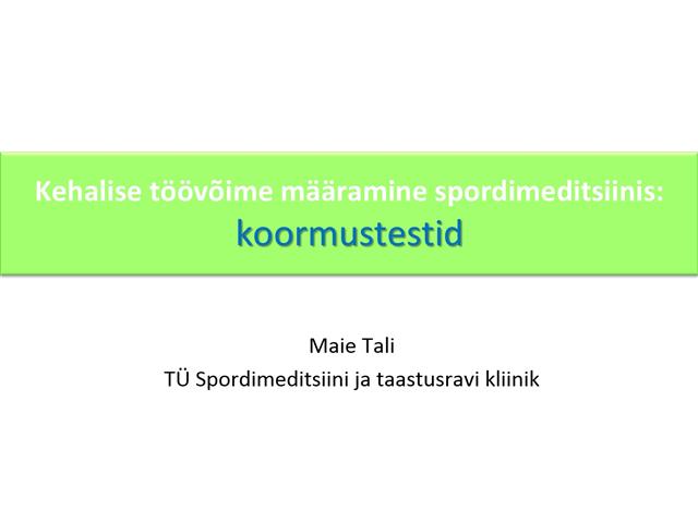 Koormustest