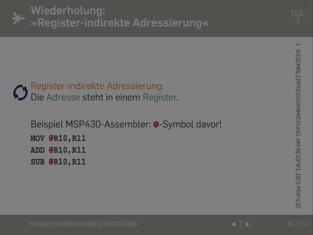 MC28 - Indirect Register Mode, Indirect Autoincrement Mode, Immediate Mode