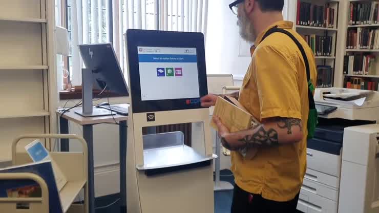 Returning items at St Mary's College Library