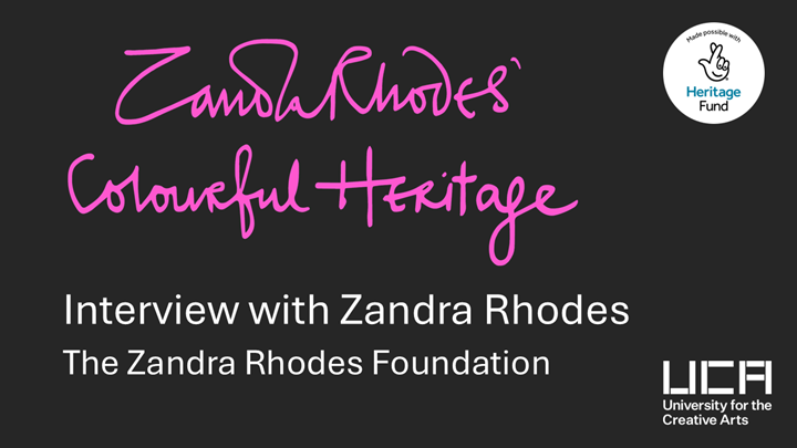 Zandra Rodes Logo The Zandra Rhodes Foundation: Zandra Rhodes