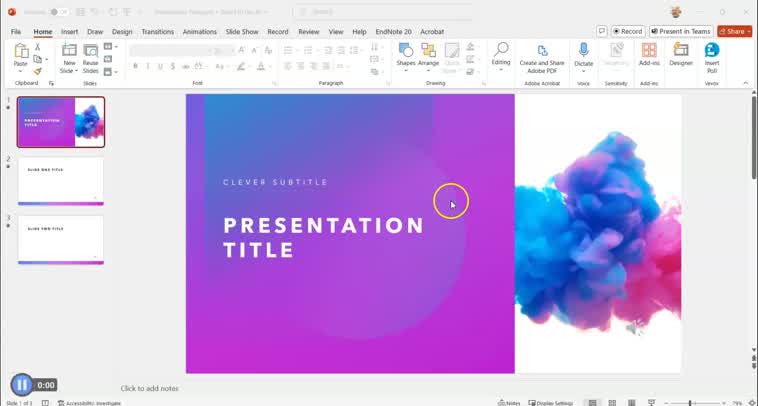 Saving and Submitting a PowerPoint File with Audio instead of a Video