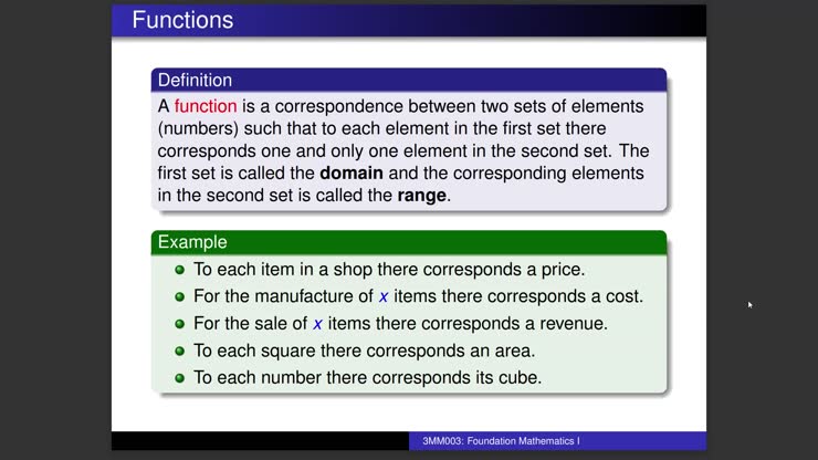 Functions