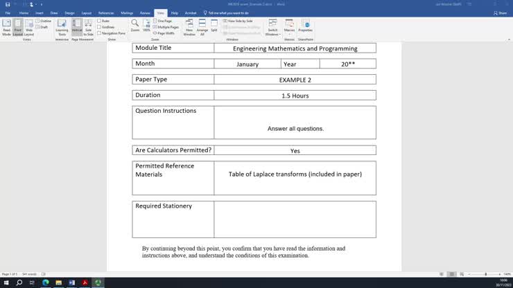 Maths Week 11 Lecture 1