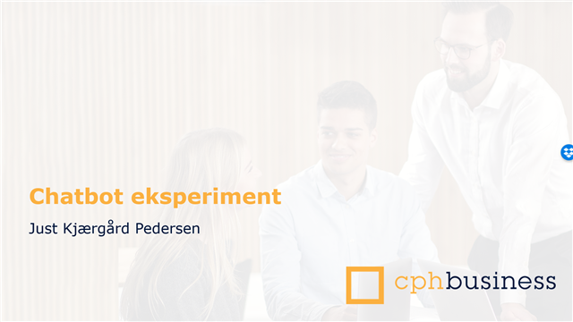 Mit chatbot eksperiment