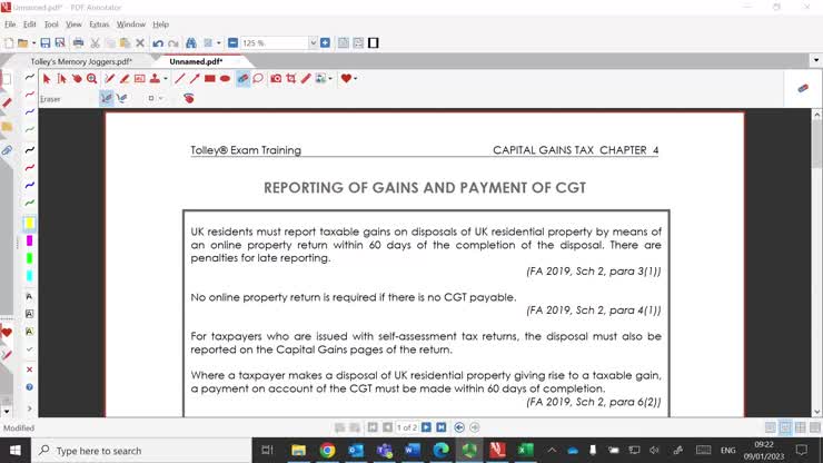 CGT CHAPTER 4 PAYMENT OF CGT