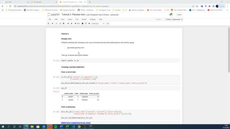 Tutorial 4. Intro to Pandas