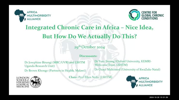 Integrated chronic care in Africa