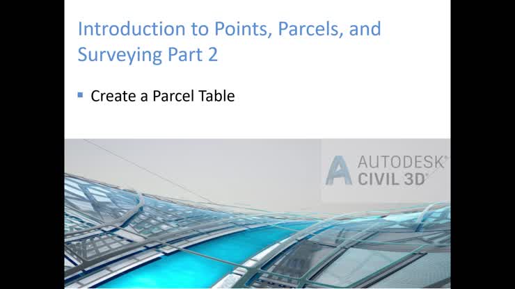16 Ceate a Parcel Table
