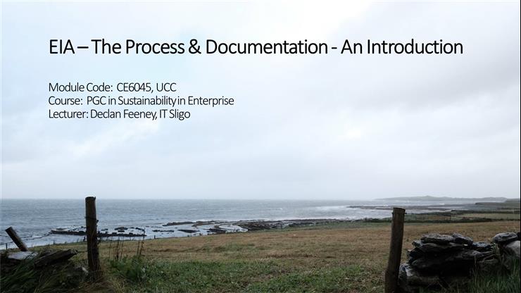 EIA An Introduction 10 January 2022