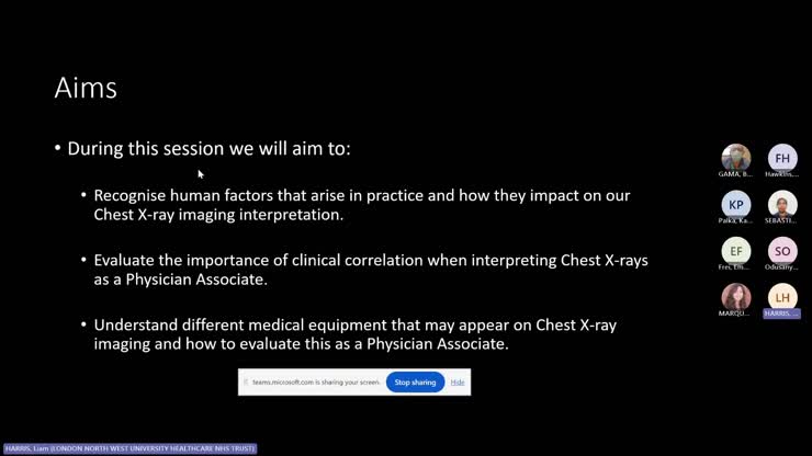 PA Teaching Programme - Radiology 04.07.24