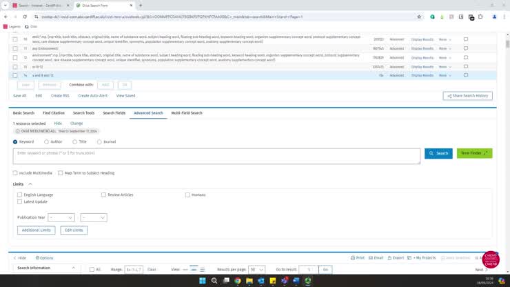 Medline - additional features