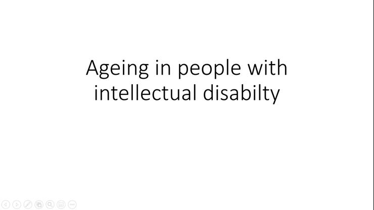 Ageing in People with Intellectual Disability