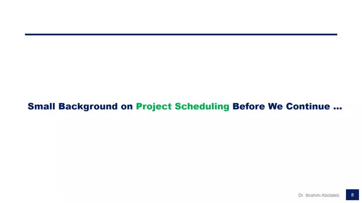 2- Quick Review of Scheduling