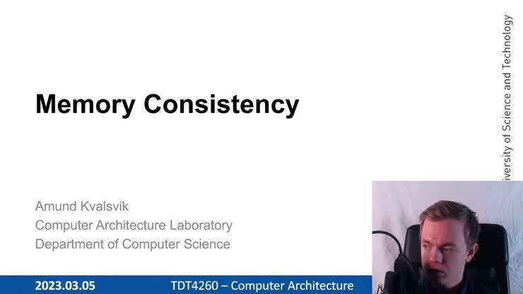 1 - Intro to Memory Consistency
