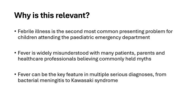 Fever under 5 presentation slides