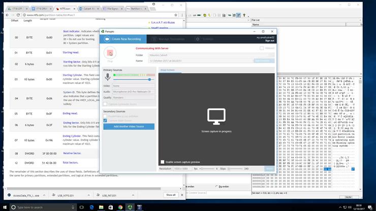 FTK Imager (FAT File metadata)