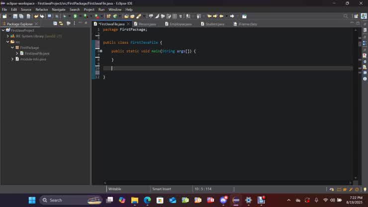 Java GUI Components: JFrame, JPanel, Label, Text box and Button