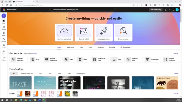 Adobe Express Webpage Guide (Updated Dec 2024)