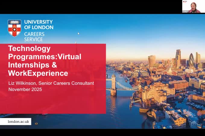 Technology: Virtual Internships & Work Experience Nov 2025