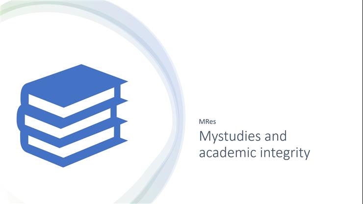 PG mystudies and academic integrity