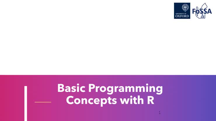 2.Basic Programming with R