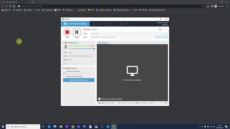 Accessing FFFOP on LearningZone