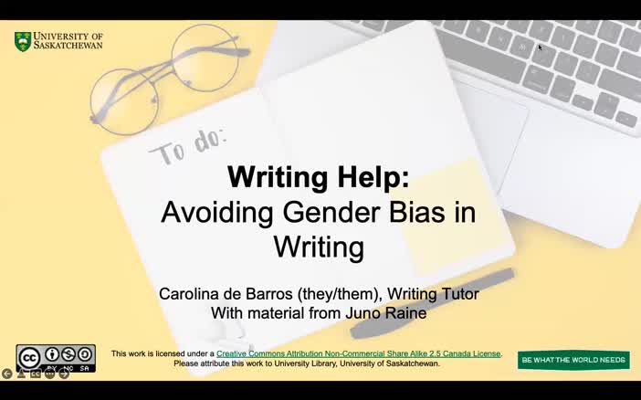 Avoiding Gender-Biased Language