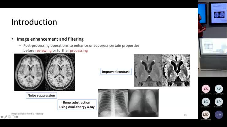 Medical Imaging Lecture - Image enhancement and filtering-20211116 ...