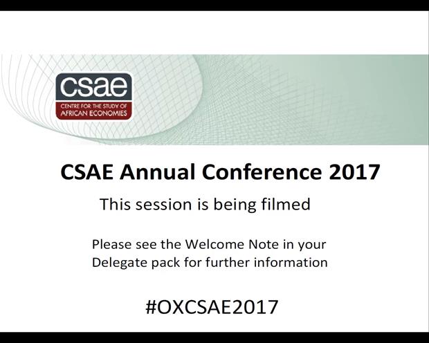 CSAE 2017: Sunday - Session 3 - Part 1