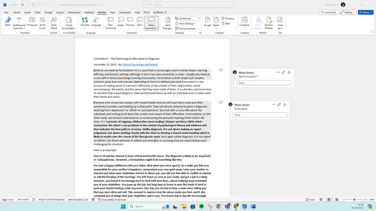 Combining Documents